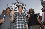 Priya Dutt leads protest for Delhi rape incident in  Carter Road, Mumbai on 22nd Dec 2012(44).JPG